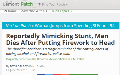 It seemed a good idea at the time